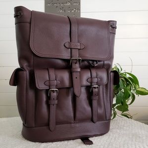 NWT Coach Hudson Leather Backpack